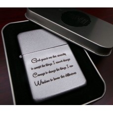 Serenity Prayer Personalised Cigarette Lighter